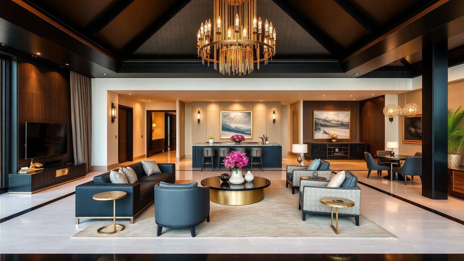 Premium villa interior with Altron furniture